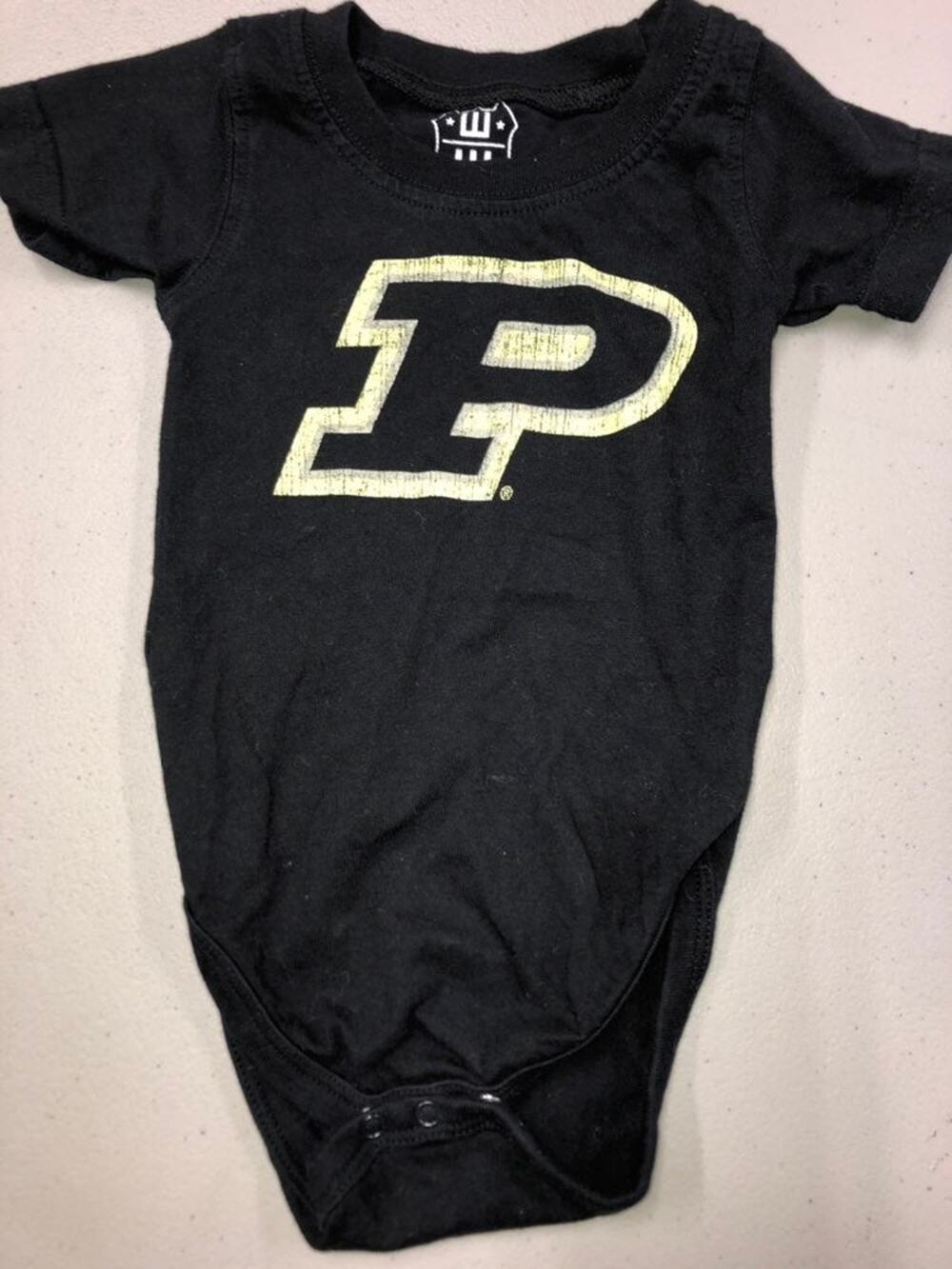 PURDUE Baby One Piece Bodysuit 6 Month